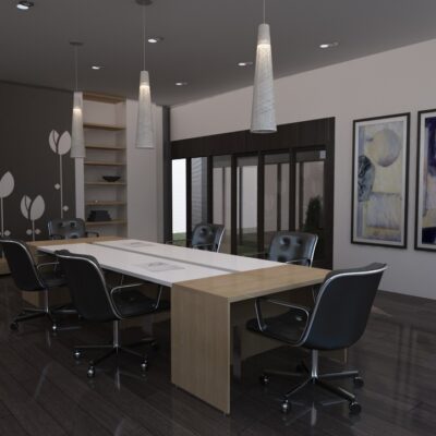 میز کنفرانس زرین