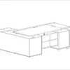 میز مدیریتی آراد BKO-MA14