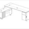 میز مدیریتی آوادیس مدل BKO-MA15