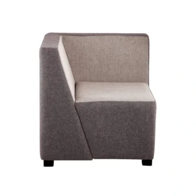 مبل مکعبی تک نفره، دارای یک دسته در یک سمت )بصورت کنج(