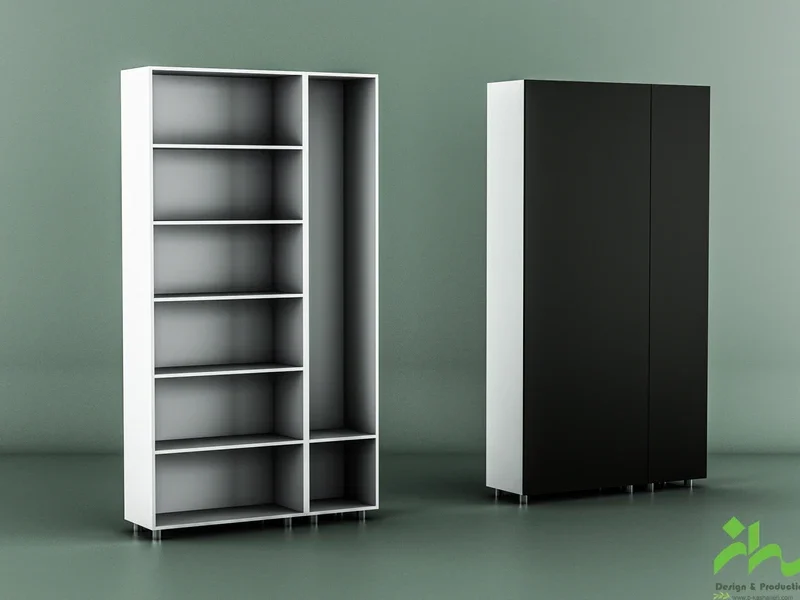 کمد اداری MDF مدل BKO-Fi21