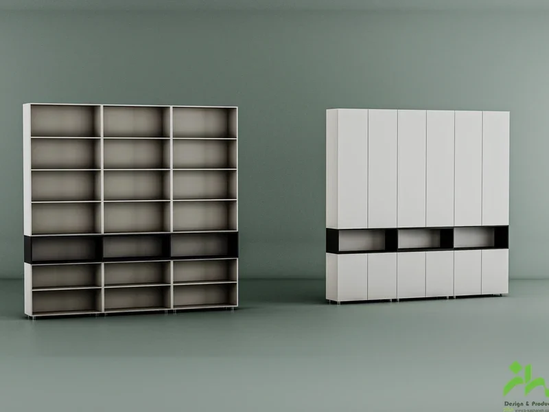 کمد اداری MDF مدل BKO-Fi25