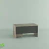 میز کارمندی ساده با کشو و کمد مدل ST-23 (2)