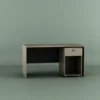 میز کارمندی ساده با کشو و کیس مدل ST-23
