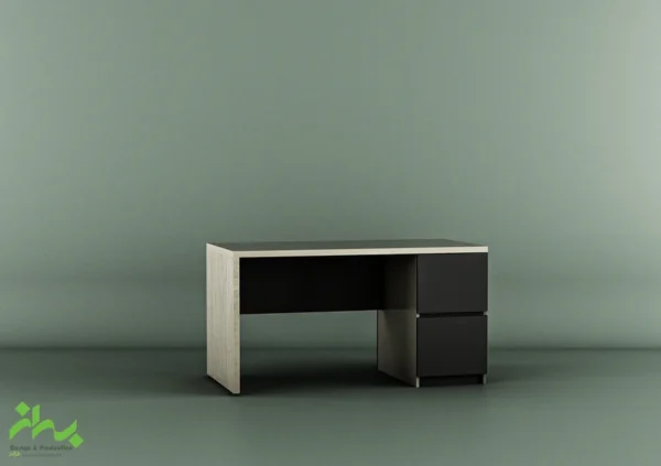 میز کارمندی ساده دو کشو مدل ST-25 (1)