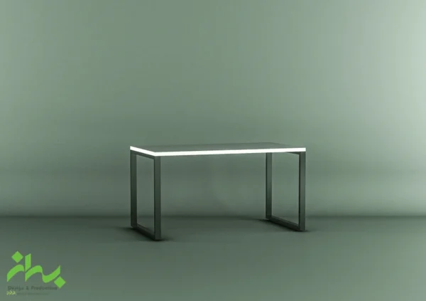 میز کارمندی پایه مستطیلی ساده بدون کتیبه (1)