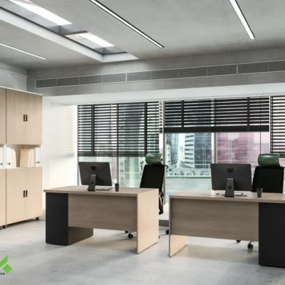 میز کارمندی کشو و کمد مدل BKO-ST26